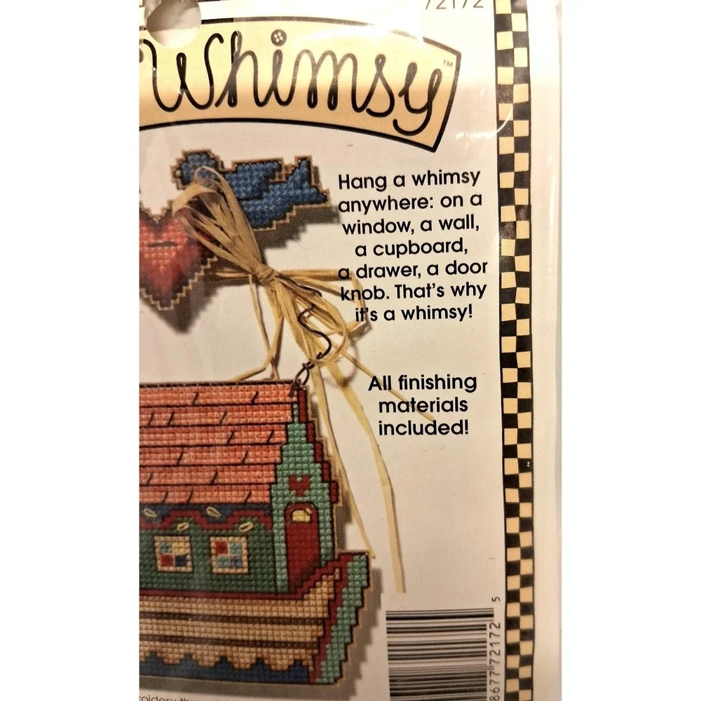 1994 Dimensions Wire Whimsy Counted Cross Stitch Kit #72172 ARK WHIMSY Noahs Ark